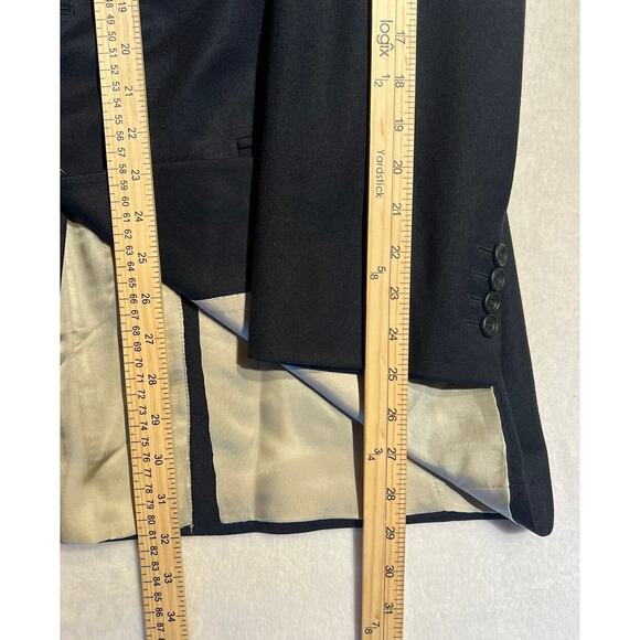 Paul Stuart Mens 42L Navy Blue Flannel Finish Super 100s Blazer Sport Jacket - Picture 13 of 16